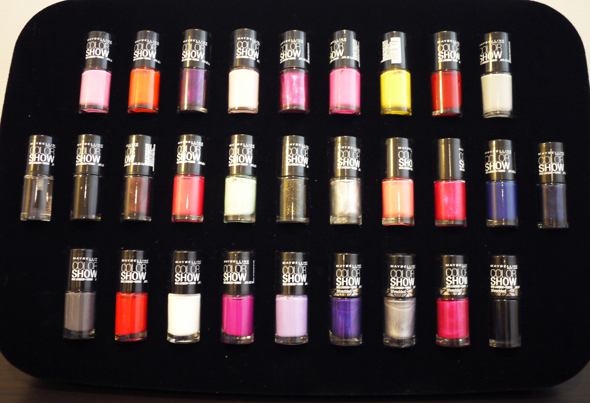 Maybelline color show nail polish assortment